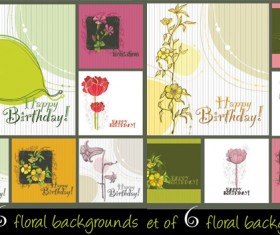 Hand-painted decorative pattern background vector