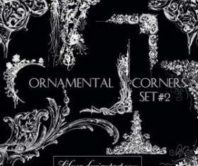 Ornamental Corners set 2 Photoshop Brushes