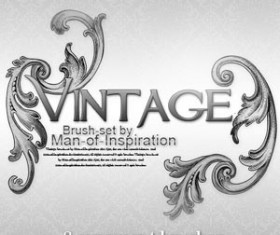 Vintage Brush Set Photoshop Brushes