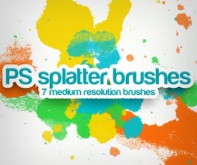 Splatter Photoshop Brushes
