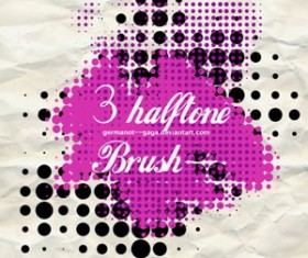 Halftone Brush Pack Photoshop Brushes