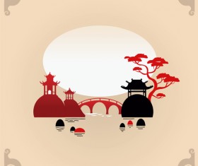 Japan Object design vector 01