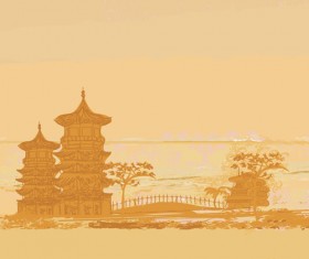 Japan Object design vector 05