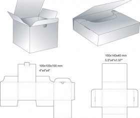 Different Packaging elements vector 06