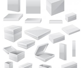 Different Packaging elements vector 08