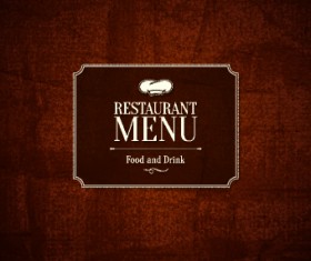 Creative retro restaurant menu template 02