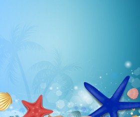 Charming Sea landscape vector 03