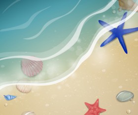 Shiny Summer background vector 02