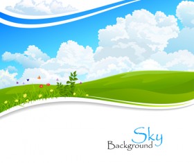 Shiny Summer background vector 08