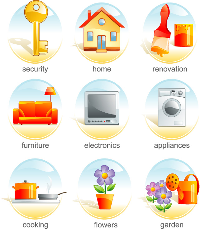 Daily necessities Icon vector