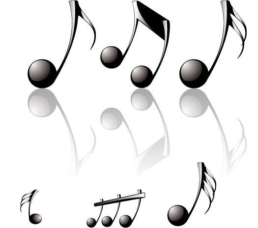 Stereo note icon vector