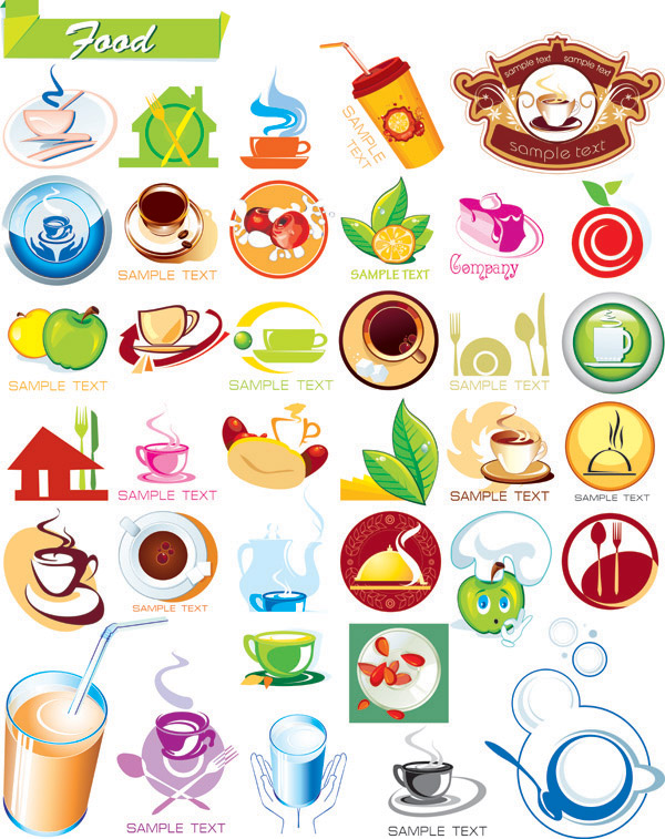 Diet graphic icons vector