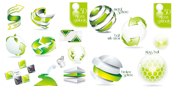 vector icons 3d