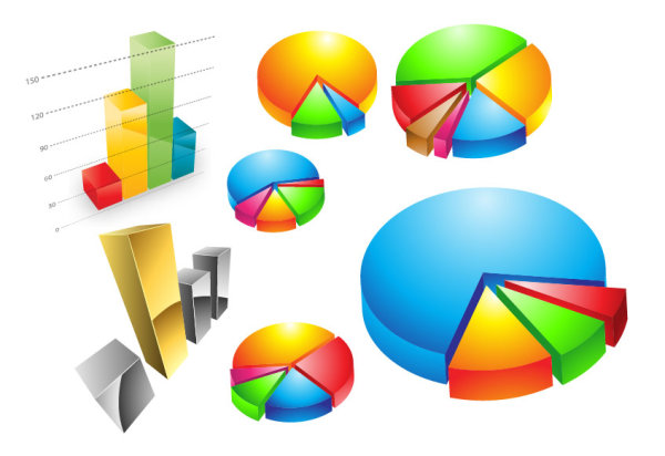 Practical statistics Icon vector
