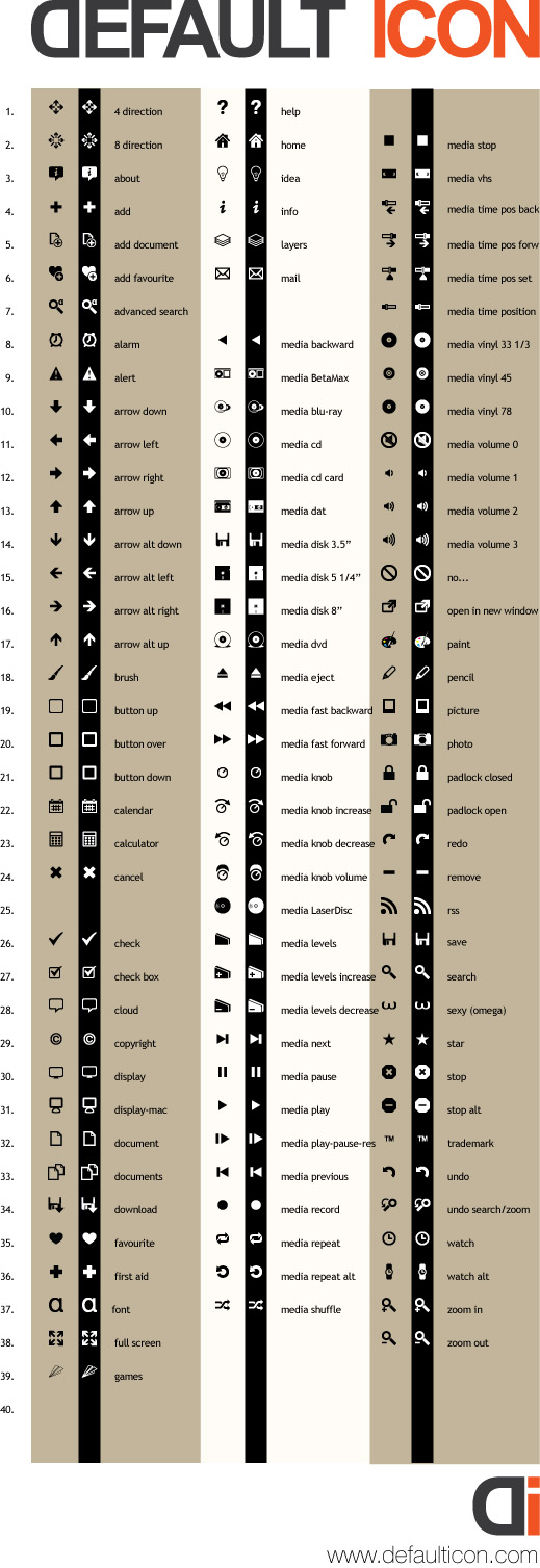 utility graphic icons vector