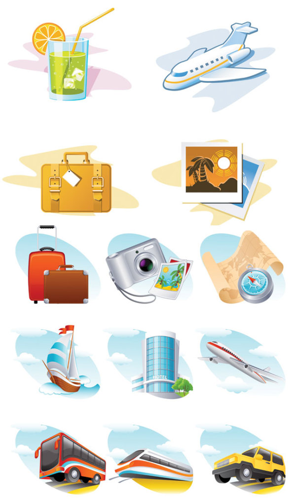 Travel theme Icon vector
