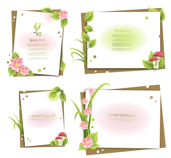 Plant flowers text vector