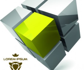 Creative 3D illustration vector 02