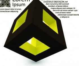 Creative 3D illustration vector 04