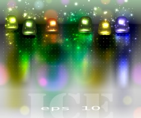 Sparkling Glass elements background vector 05