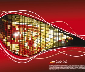 Abstract Neon light vector backgrounds