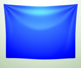 Textile on the wall banner vector 04