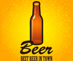 Creative Beer poster design vector 02