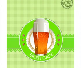 Creative Beer poster design vector 07