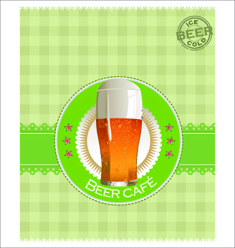 Creative Beer poster design vector 07