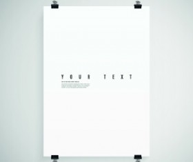 Blank paper vector background 02