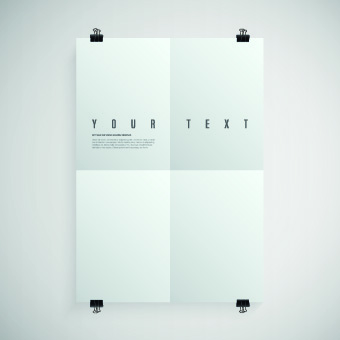 Blank paper vector background 04