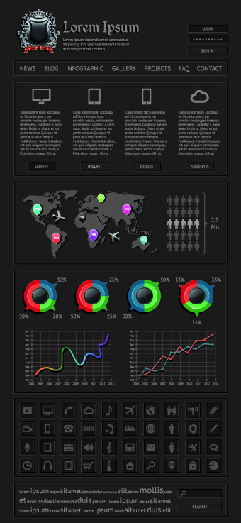 Business Infographic creative design 17