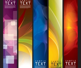 Set of Abstract vector backgrounds art 02
