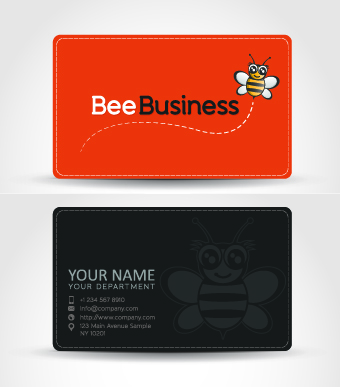 Delicate Business cards design elements 02