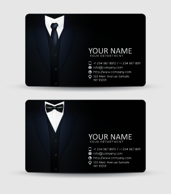 Delicate Business cards design elements 03
