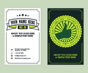 Delicate Business cards design elements 05