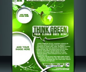 Business flyer and brochure cover design vector 37