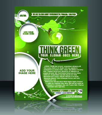 Business flyer and brochure cover design vector 37