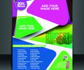 Business flyer and brochure cover design vector 38