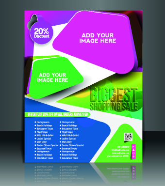 Business flyer and brochure cover design vector 38
