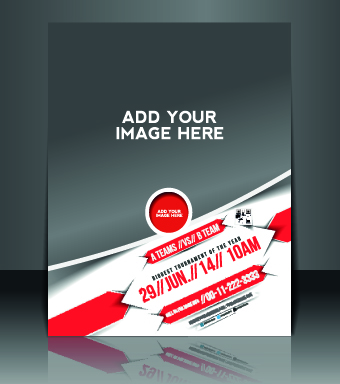 Business flyer and brochure cover design vector 39