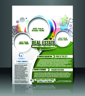 Business flyer and brochure cover design vector 43