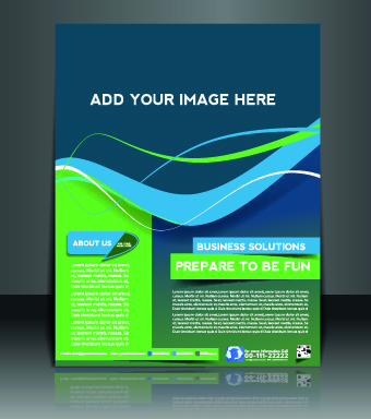 Business flyer and brochure cover design vector 44