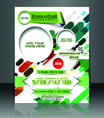 Business flyer and brochure cover design vector 45