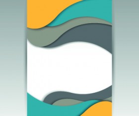 Business flyer and brochure cover design vector 47