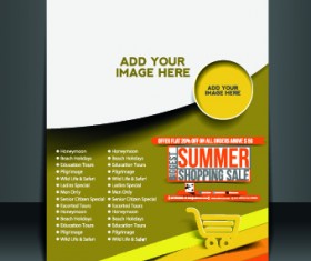 Business flyer and brochure cover design vector 53