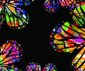 Colorful Butterflies design vector 03