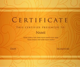 Best Certificates design vector set 05