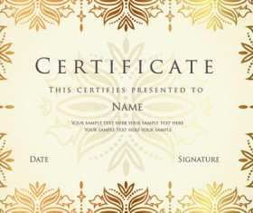 Best Certificates design vector set 06