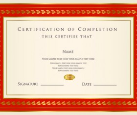 Best Certificates design vector set 09